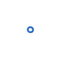 O-Ring 3.4x1.9 blau für Druckschlauch